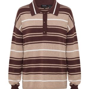 Pip Striped Polo Knit