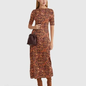 Leonie Printed Jersey Dress